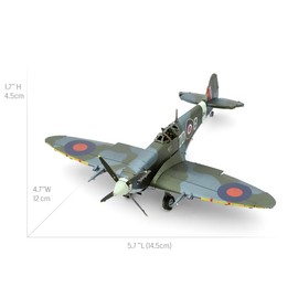 Metal Earth Supermarine Spitfire Color 3D Metal Model Kit Fascinations