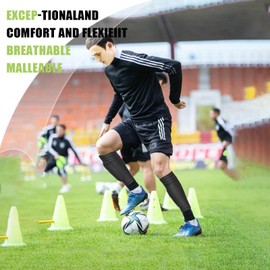 Shin Guards Pads, 2 Pair Football Shin Pads, Football Sock Sleeve, Kids Adults Honeycomb Compression Sleeve ball Shin Guards, for ball Games Beginner Running, Cycling
