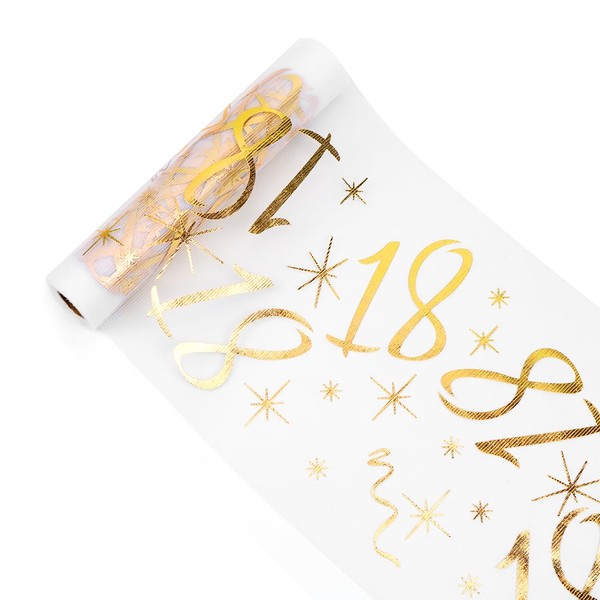 Table Runner for 18th Birthday, Table Decoration Birthday 28 cm