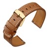 ANNEFIT Leather Watch Strap, 18 mm, 19 mm, 20 mm,