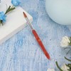 Professional Flexible Hair Nail Art Brush Rosewood Handle Crystal Pen