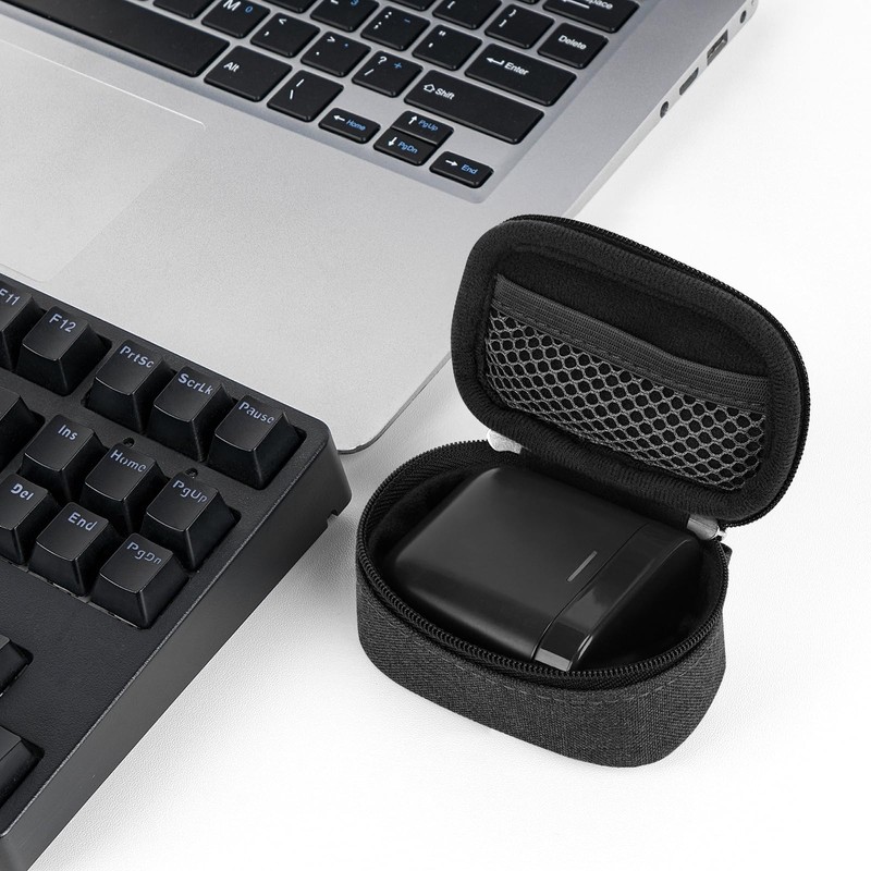 Geekria Earbuds Carrying Pouch Compatible with Bowers&Wilkins Pi8, Pi7 S2,