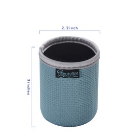 Beautyflier Pack of 4 Anti-Slip Embossed Neoprene Bottle Insulator Sleeve Thick Collapsible Drink Can Sleeve Cover For Camping Party