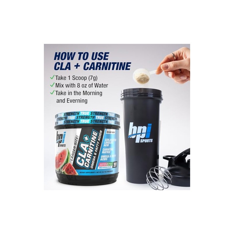 BPI Sports CLA + Carnitina - 100 Porciones - 700
