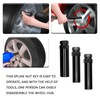 QKYS Large 6 Spline Lug Nut Socket, Wheel Lock Removal