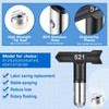 Zhengmy 12 Pcs Airless Paint Sprayer Tips Reversible Spray Tips