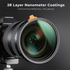 K&F Concept NANO-X Variable ND Filter 72mm ND2-ND400 KF-NNDX72 Variable