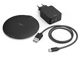 Hama Induction Charger 2000mA QI-FC15 Metal 00201687 Black