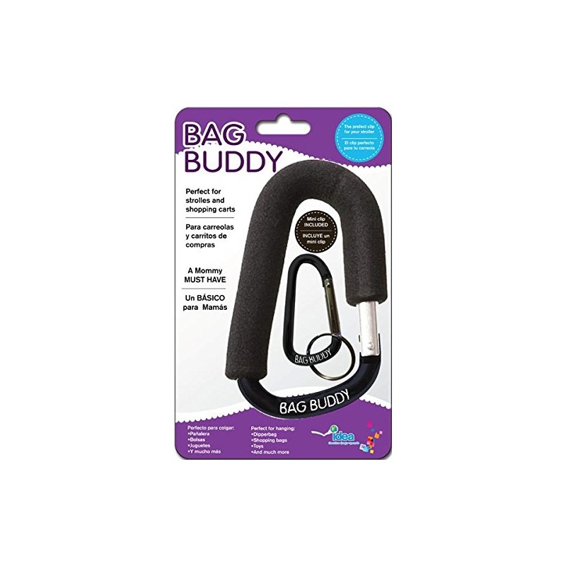2 X Clips para Carriolas Color Negro, Ganchos para Carriolas