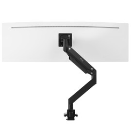 Pixio PS2S Titan Black Premium Single Monitor Arm Ultrawide Heavy-Duty Stand fits up to 57 inch Monitors Holds up to 59.4lbs VESA Compatible Integrated Cable Management Height Tilt Swivel Adjustable