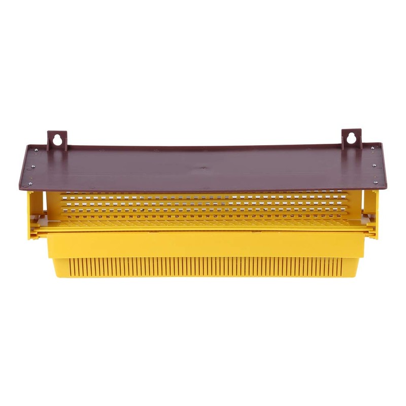 Detachable Yellow Plastic Pollen Trap, Ventilated Pollen Tray Beekeeping Tool,