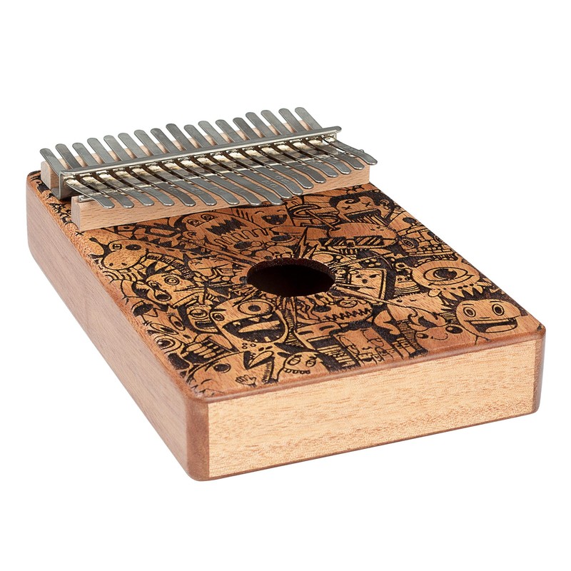 Art Series Kalimba 17 Little Monster Laser