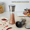 BESTDIN Salt and Pepper Mill Set of 2 with Manual