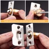 2 Pieces Closet Door Ball Catches with Screws, Adjustable Roller