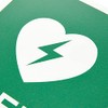 Seco AED Emergency Defibrillator Sign, 200mm x 300mm - 1mm