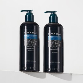 Nature Republic Natural surfactant sulfate ZERO Nature Republic Black Bean Hair Loss Symptoms Improvement Shampoo 520ml, 2 pcs. / 천연계면활성제 설페이트ZERO 네이처리퍼블릭 블랙빈 탈모증상개선 샴푸 520ml, 2개