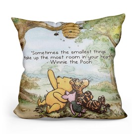 Tuilia Cute Bear Pillow Case Gift for Women, Friendship Gifts for Women Friends Pillow Cover, Case Square Couch Pillow Cover Inspirational Sofa Bedroom Throw Pillow Gift for Daughter Son Kids