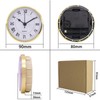Baoblaze 90mm/3.54inch Quartz Clock/Insert with Roman Numeral, Quartz Movement Gold