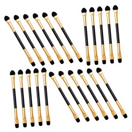 WOONEKY 20pcs Double-ended Eye Shadow Brush Set for Women Precision Makeup Brush Eyeshadow for Eye Makeup