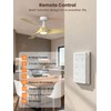 52 inch Modern Ceiling fans with Lights and remote, 3