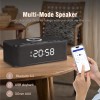 Fansbe Bluetooth speaker, Wireless Charger, White Noise, Dual Alarm Clock,