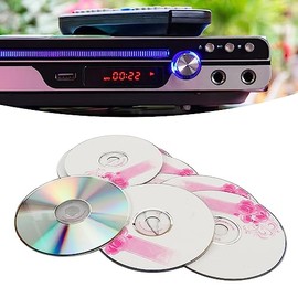 CD R Blank Discs, 730MB 52X Recordable Disc Blank CDs for Data and Music, Compatible with Most CD R Drives (10PCS)