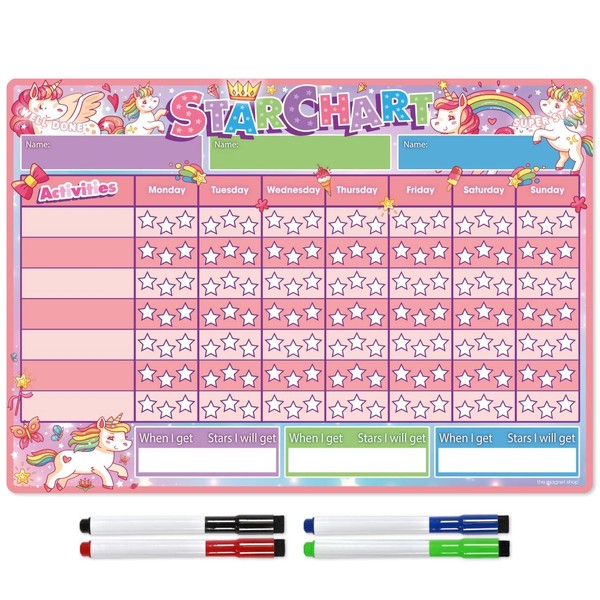 TMS Magnetic Reward Chart for Children - Star Chart for
