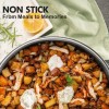 SNOWCLAD Hybrid Non Stick 5 Quart Everyday pan,Chicken Fryer, PFOA