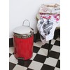 Cabanaz Pedal BIN 3L RD, Metal, Red, 17 x 17