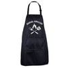 CENWA Grilling BBQ Apron Funny Grill Apron with Pocket Adjustable