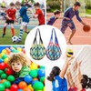 Pack of 2 Ball Net Bag Portable Ball Net Sports