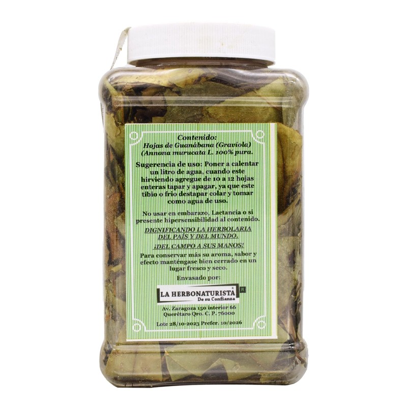 Guanabana Hojas 50 G. Mejora tu sistema inmunologico