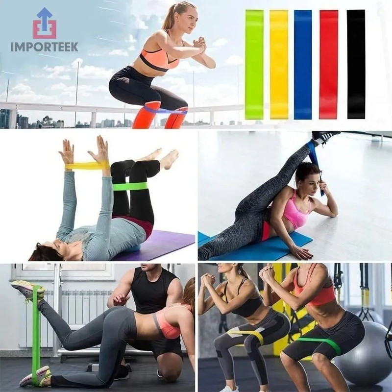 Bandas Ligas Resistencia Elastica Ejercicio Fitness Gimnasio