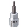 PROXXON Hex Bit Socket 3/8" Short (2.0 inches (50 mm)