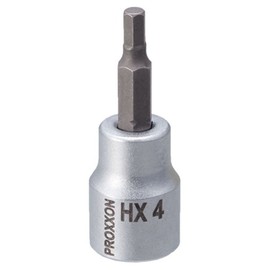 PROXXON Hex Bit Socket 3/8" Short (2.0 inches (50 mm) 0.2 inches (4 mm) No. 83575