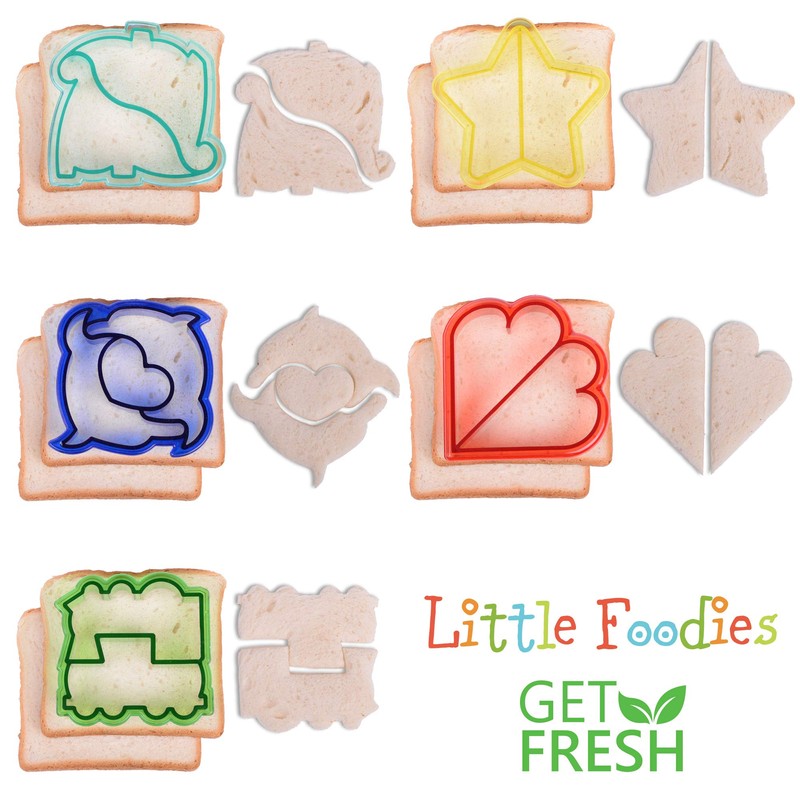 GET FRESH Sandwich Cutters for Kids – [20-pcs] Set with