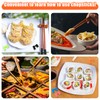 100 Pcs Reusable Chopsticks Helper Multicolor Plastic Practice Chopstick Trainer
