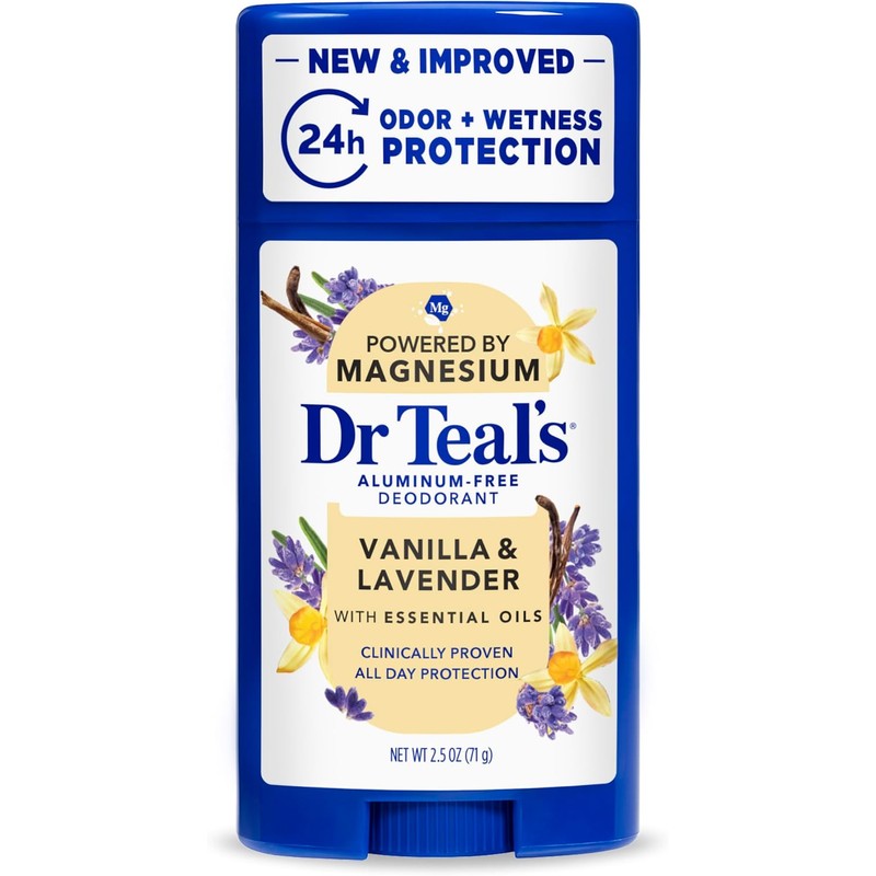 Dr Teal's desodorante con aceite de coco libre de alumino