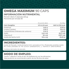 Suplemento Mega Maximum (omega 3,6,9) (90 Caps) - Pronat Sin Sabor