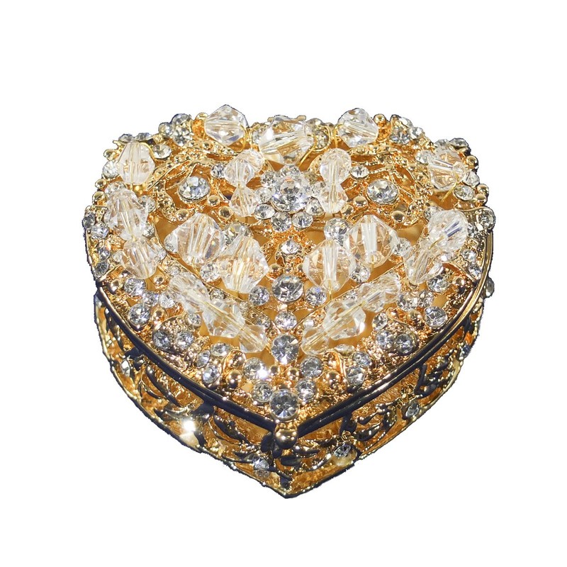 Lassos Boutique 2" Heart Shaped Wedding Arras Set, Gold Arras