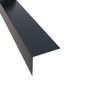 Angle strip anthracite, 1500 mm, aluminium edge protection, anthracite grey,