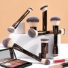 Brochas para Maquillaje Profesional, 7 PCS Brocha de Maquillaje de