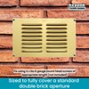 Map Metal Air Vent Cover, Suitable for Venting Gas Appliances
