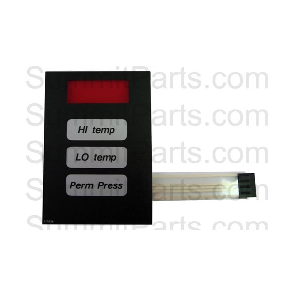 AMERICAN DRYER STACK DRYER PHASE 5 COIN TOUCHPAD, KEYPAD, for
