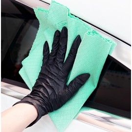 It’s Win Lisso Glass Towel, Microfiber Dry Towel Kit, Car Wash Drying Towel, Cleaning Cloths, Reusable and Washable, Mint 15.7" x 15.7" 1 Pack