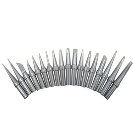 18 PCS Weller Replacement Soldering Tips for WES51 WES50 WESD51 WESD50 WE1010 WE1010EU WTL1000S-0 WECP-20 PES51 PES50 LR21 LR20 Solder Iron Tip Bit (Brand'ACE')