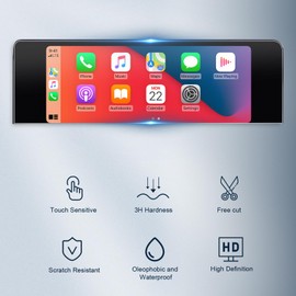 BIBIBO 2Pcs for 2024 2025 Mazda CX-90 Screen Protector 2024 2025 Mazda CX-90 (Turbo Premium Plus/Turbo S) & 2024 CX-90 PHEV Premium Plus /2025 Mazda CX-70 12.3" Display Anti Glare& Scratch Ultra-Clear