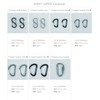 AVANT GARDE Carabiner, Lightweight, Strong, S-Shaped, Double Gate, Aluminum, Mat,