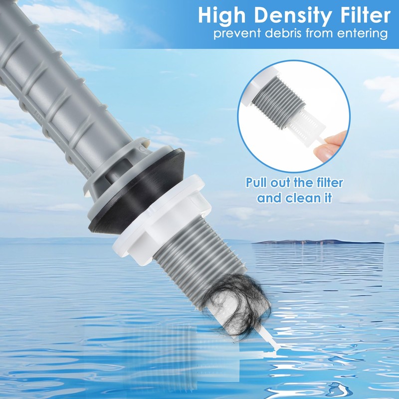 Saillong Toilet Float Replacement Kit, Universal Toilet Flusher Replacement Kit
