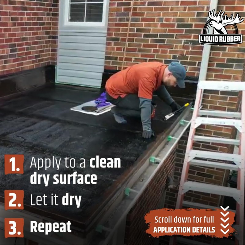 Liquid Rubber Waterproof Sealant – DIY Leak Repair Coating for